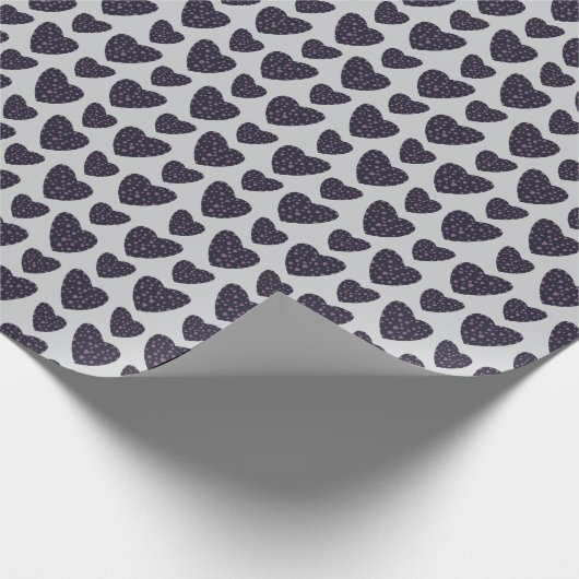 Boho Blume Modernes Blumenmuster Geschenkpapier (Ecke)