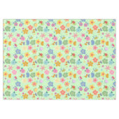 Boho Blume Muster B01.w LGreen BG Tischdecke (Vorderseite (Horizontal))