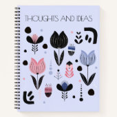 Boho Blume Notizblock (Vorderseite)