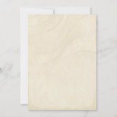 Boho Blume Pampas Grass Orthodox-Brautparty Einladung (Rückseite)