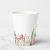 Boho Blume Paper Cup Pappbecher (Rechts)