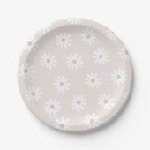 Boho Blume Party Plate Pappteller (Vorderseite)