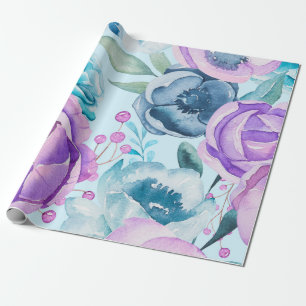 Boho Blume Pattern Geschenkpapier