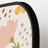 Boho Blume Pickleball Paddle | Personalisieren Sie (Linke Seite)