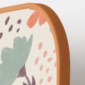 Boho Blume Pickleball Paddle | Personalisieren Sie (Linke Seite)