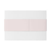 Boho Blume Pink Wedding Einladungsbanderole (Rückseitenbeispiel)