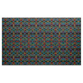 Boho Blume Power auf Black Stoff (Yard (91,4 cm))