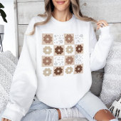 Boho Blume Prüfmuster Sweatshirt
