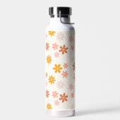 Boho Blume Retro Sommerblumenmuster Trinkflasche (Links)