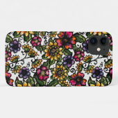Boho Blume | Rosa und gelbe Blüten Case-Mate iPhone Hülle (Rückseite (Horizontal))