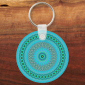 Boho Blume Schlüsselanhänger (Vorderseite)