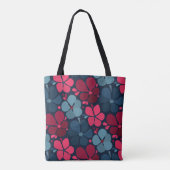 boho-Blume Tasche (Rückseite)