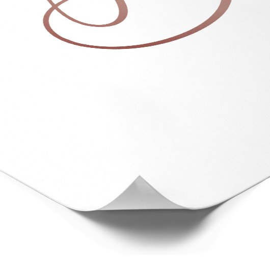 Boho Blume Taufe Begrüßungszeichen Poster (Ecke)