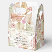 Boho Blume und Blätter Brautparty Geschenkschachtel (Geöffnet)