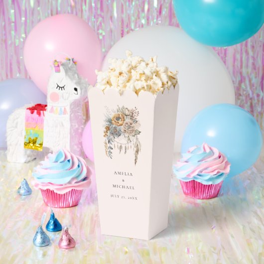 Boho Blume und Dreamcatcher - Hochzeit Geschenkschachtel (Party)