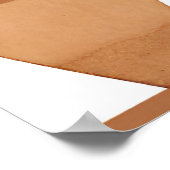 Boho Blume Vase Leaf Botanischer Kunststil Moderne Poster (Ecke)