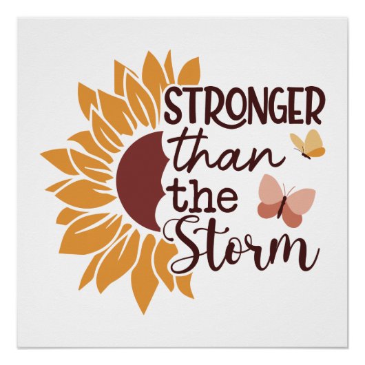 Boho Blume Wildblumen Bibel Verse Poster (Vorderseite)