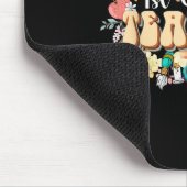 Boho Blumen 1. Klasse Lehrer Dankeschön Rückseite Mousepad (Ecke)