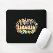Boho Blumen 1. Klasse Lehrer Dankeschön Rückseite Mousepad (Mit Mouse)