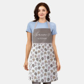 Boho-Blumen-All-Over-Print-Schürze Schürze (Getragen)