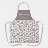 Boho-Blumen-All-Over-Print-Schürze Schürze (Vorderseite)