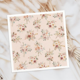 Boho-Blumen-Babyparty-Servietten Serviette