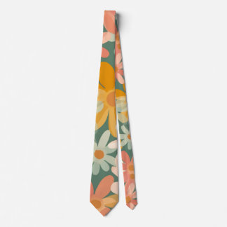 Boho-Blumen-Blumenmuster individuell – Elegante Mo Krawatte