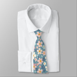 Boho-Blumen-Blumenmuster individuell – Elegante Mo Krawatte