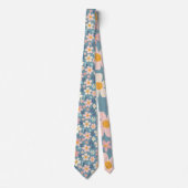 Boho-Blumen-Blumenmuster individuell – Elegante Mo Krawatte (Vorderseite)