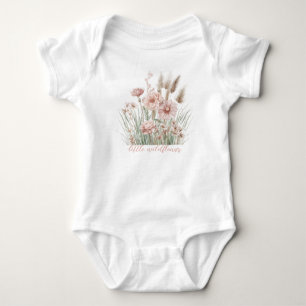 Boho-Blumen-Body für Säuglinge Baby Strampler