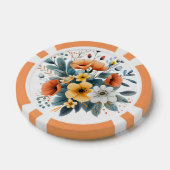 Boho-Blumen-Cliparts zum Muttertag-61983 Pokerchips (Einzeln)