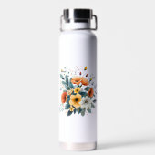 Boho-Blumen-Cliparts zum Muttertag-61983 Trinkflasche (Rückseite)