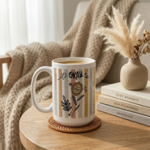 Boho-Blumen-Es ist okay, anders zu sein
