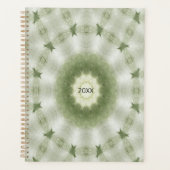 Boho-Blumen farbenfrohe bohemianische Laune Planer (Vorderseite)