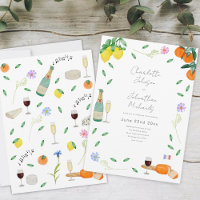 Boho-Blumen Französischer Wein und Käse