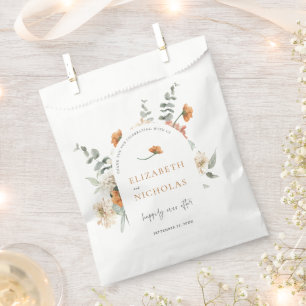 Boho-Blumen-Grün-Botanische-Hochzeitsgeschenke Geschenktütchen