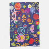 Boho-Blumen Handtuch (Vertikal)