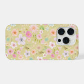 Boho-Blumen-Handyhülle iPhone Hülle (Rückseite (Horizontal))