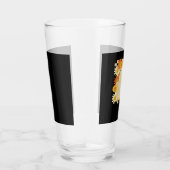 Boho-Blumen Herbst Geist und schwarze Katze Hallow Glas (Rechts)