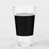 Boho-Blumen-Herbst-Schwarze-Katze-Halloween-Essent Glas (Rückseite)