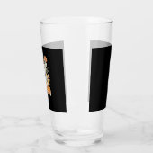 Boho-Blumen-Herbst-Schwarze-Katze-Halloween-Essent Glas (Links)