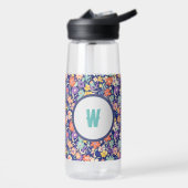 Boho-Blumen-Initiale – Monogramm-Geschenk für Sie Trinkflasche (Links)