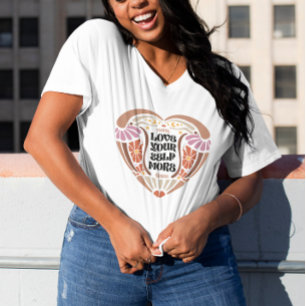 Boho-Blumen-Inspirationszitat T-Shirt