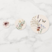 Boho-Blumen Konfetti (Vorderseiten)