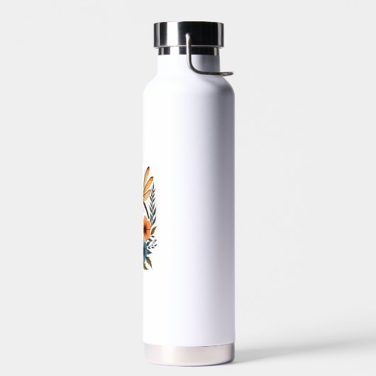 Boho-Blumen-Libelle Trinkflasche (Links)