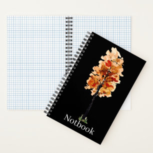 Boho-Blumen-Linienkunstzeichnung Personalisierte H Notizblock