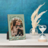 Boho-Blumen-Mama-Established-Individualfoto Fotoplatte (Seite)