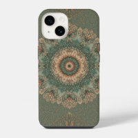 Boho-Blumen-Mandala-Watercolor-iPhone-Hülle