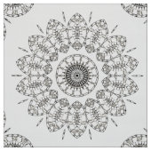 Boho Blumen-Medaillon-Gewebe Stoff (Muster)