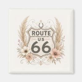 Boho-Blumen-Mother-Road-Andenken Magnet